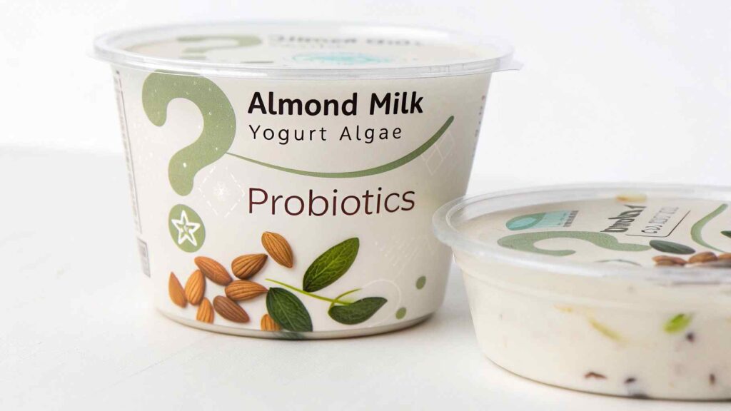 Does Almond Milk Yogurt Algae contain probiotics?