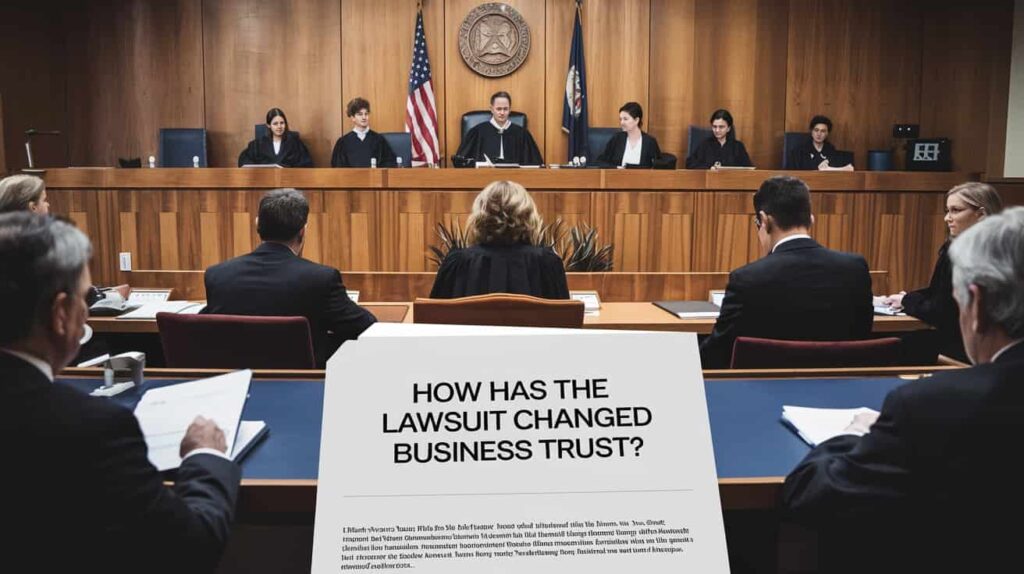 How Has The Lawsuit Changed Business Trust?