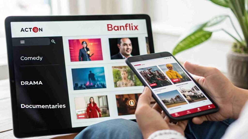 Content Categories on Banflix