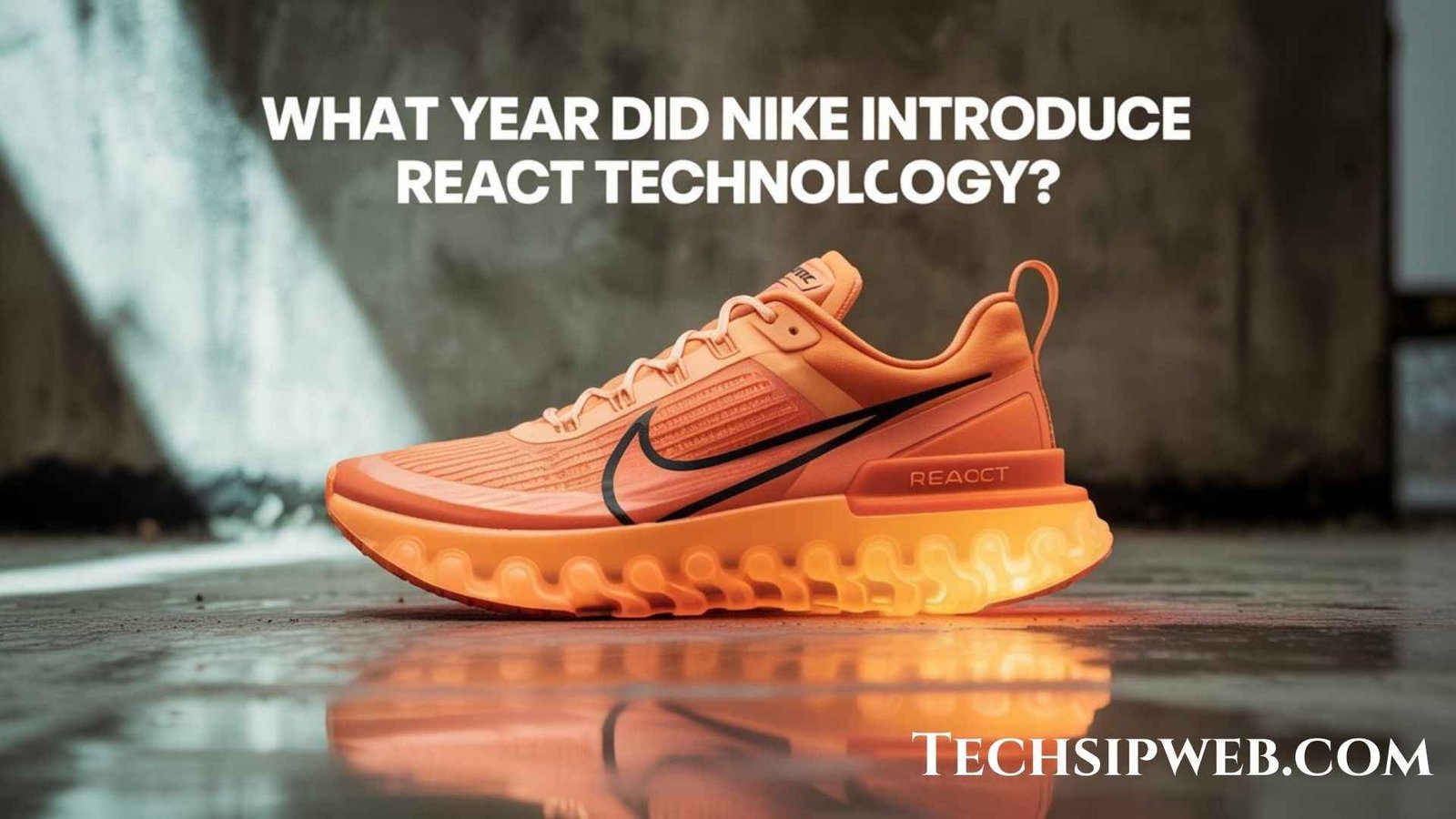 What Year Did Nike Introduce React Technology?