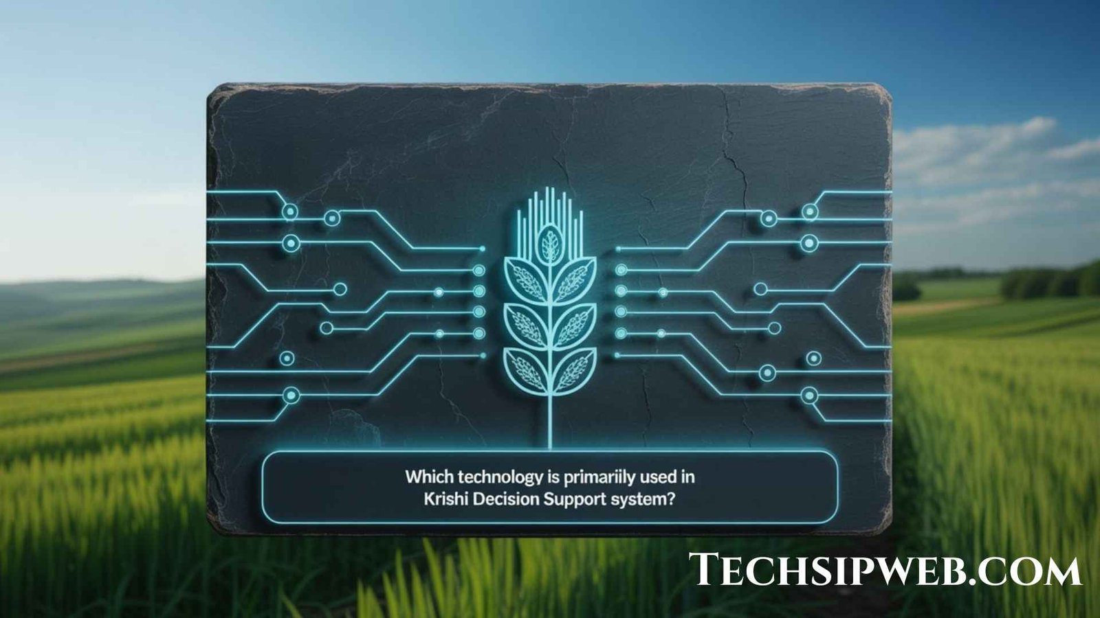 Which Technology Is Primarily Used In Krishi Decision Support System