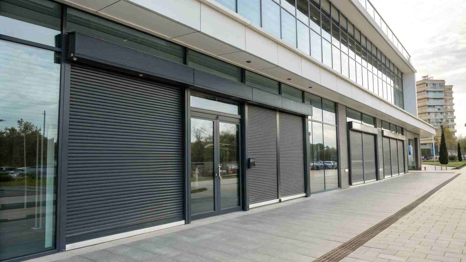 Designing Roller Shutters for Modern Commercial Architecture